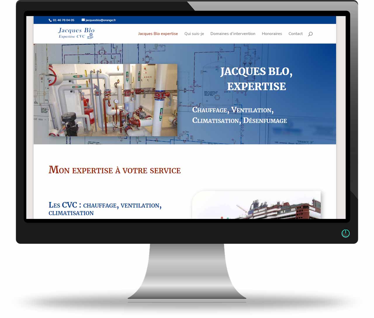 site-blo-expertise Jacques Blo expertise, réalisation Art-In